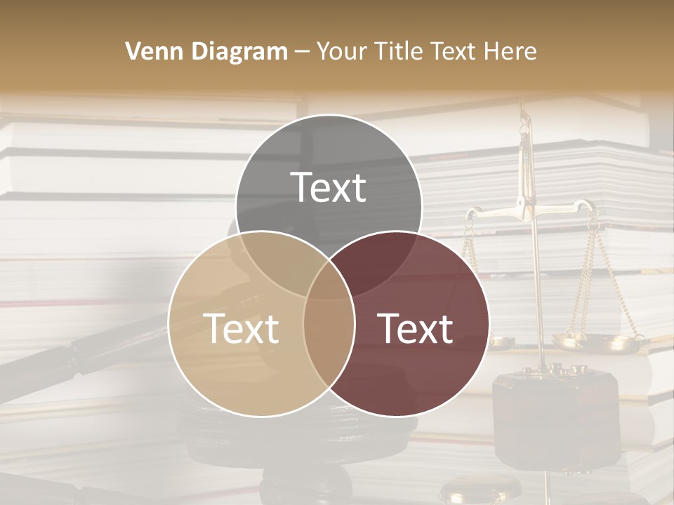 Legality Law Wooden PowerPoint Template