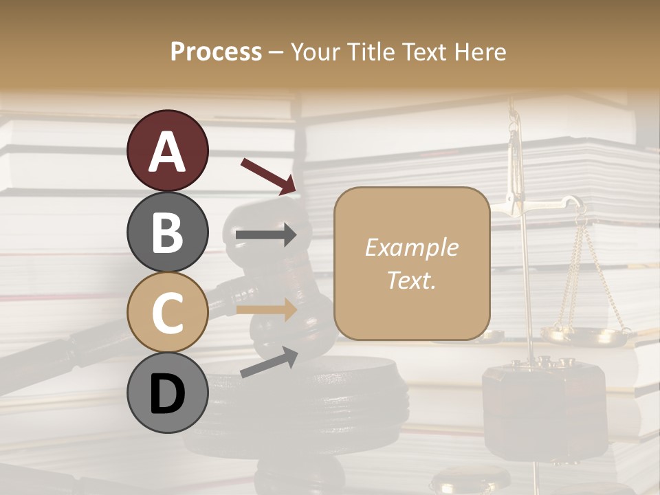 Legality Law Wooden PowerPoint Template
