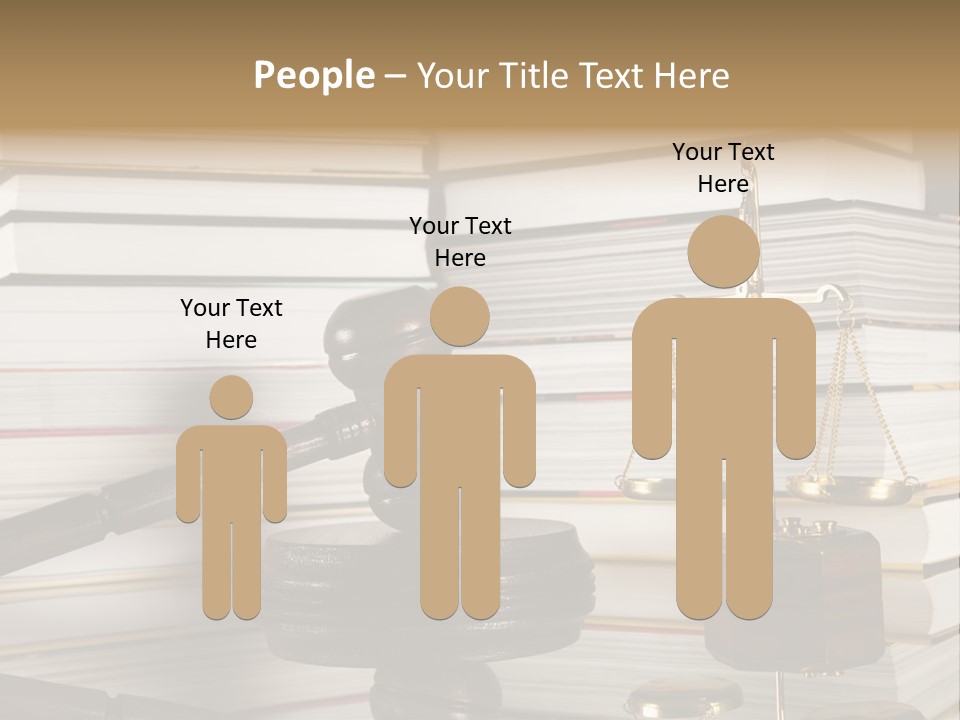 Legality Law Wooden PowerPoint Template