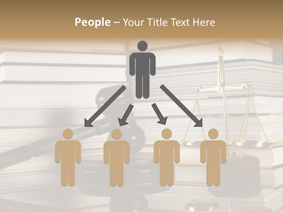 Legality Law Wooden PowerPoint Template