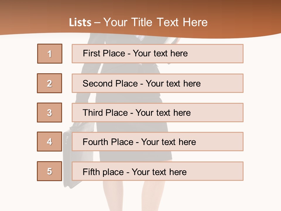 Smile Pose  PowerPoint Template