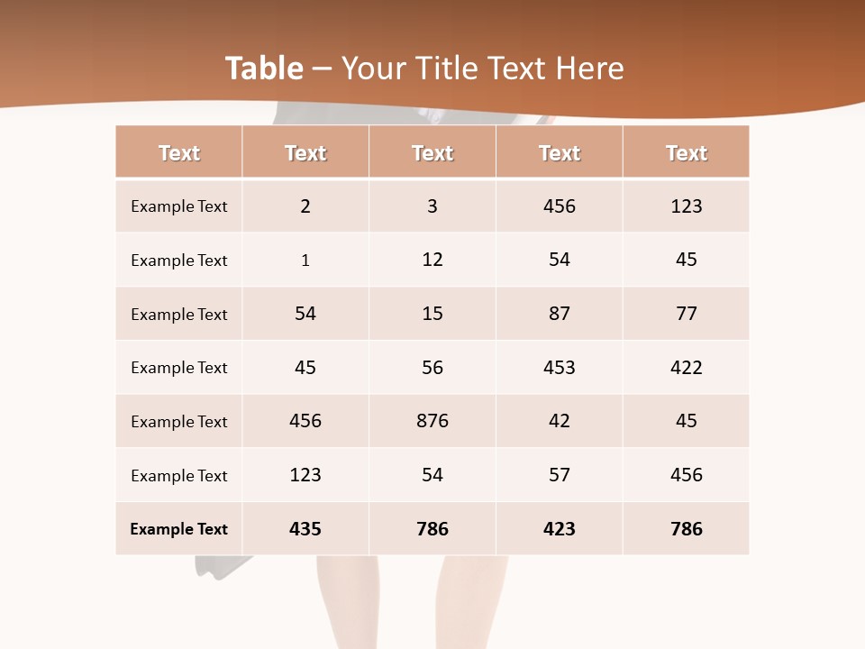 Smile Pose  PowerPoint Template