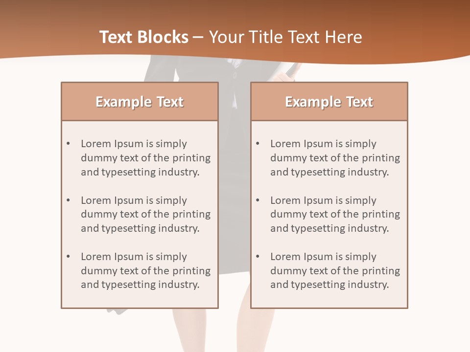 Smile Pose  PowerPoint Template