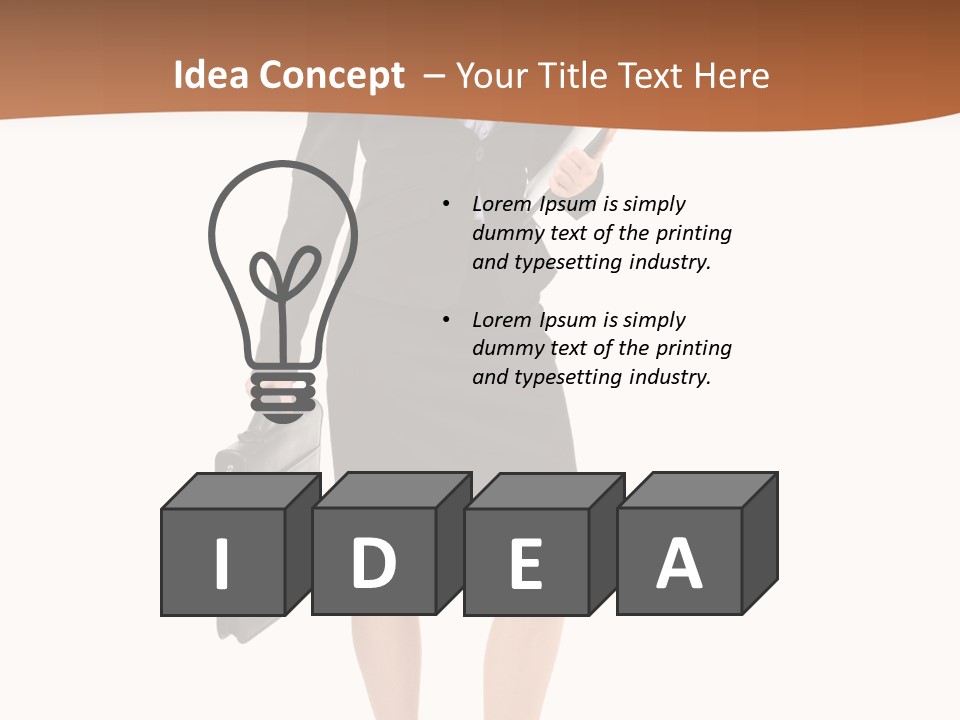 Smile Pose  PowerPoint Template