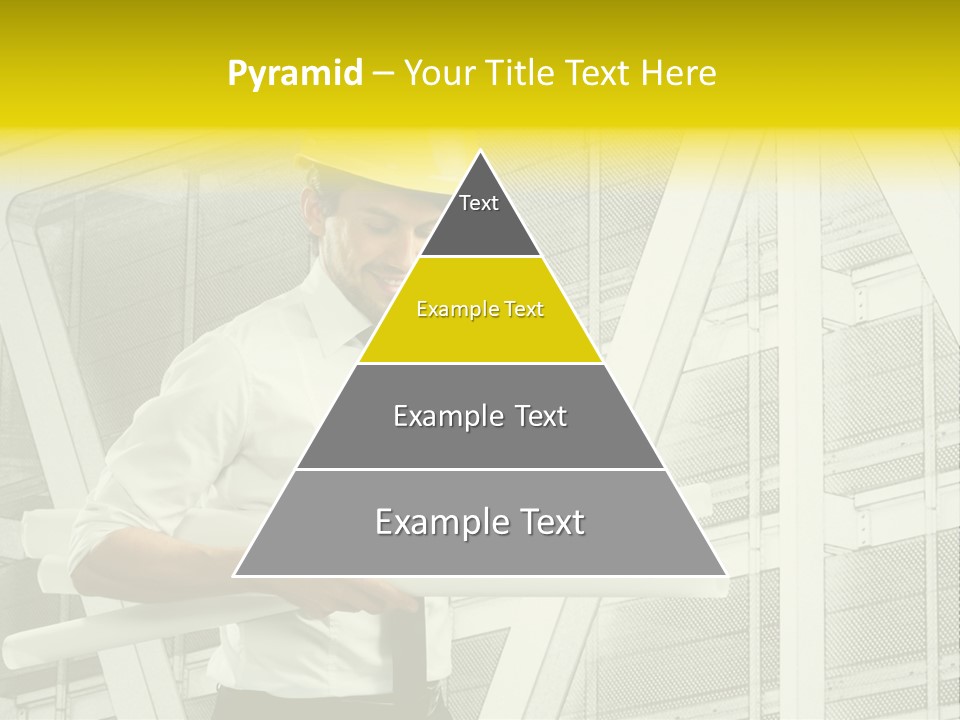 Building Industry Building Project Hardhat PowerPoint Template