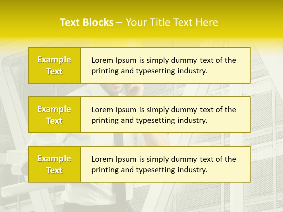 Building Industry Building Project Hardhat PowerPoint Template