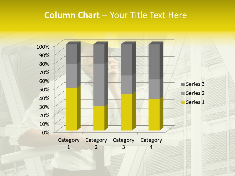Building Industry Building Project Hardhat PowerPoint Template