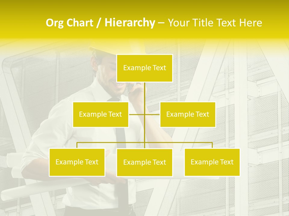 Building Industry Building Project Hardhat PowerPoint Template
