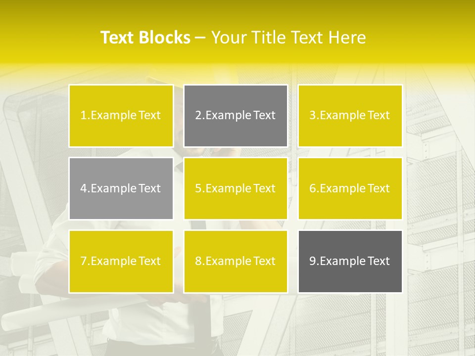 Building Industry Building Project Hardhat PowerPoint Template