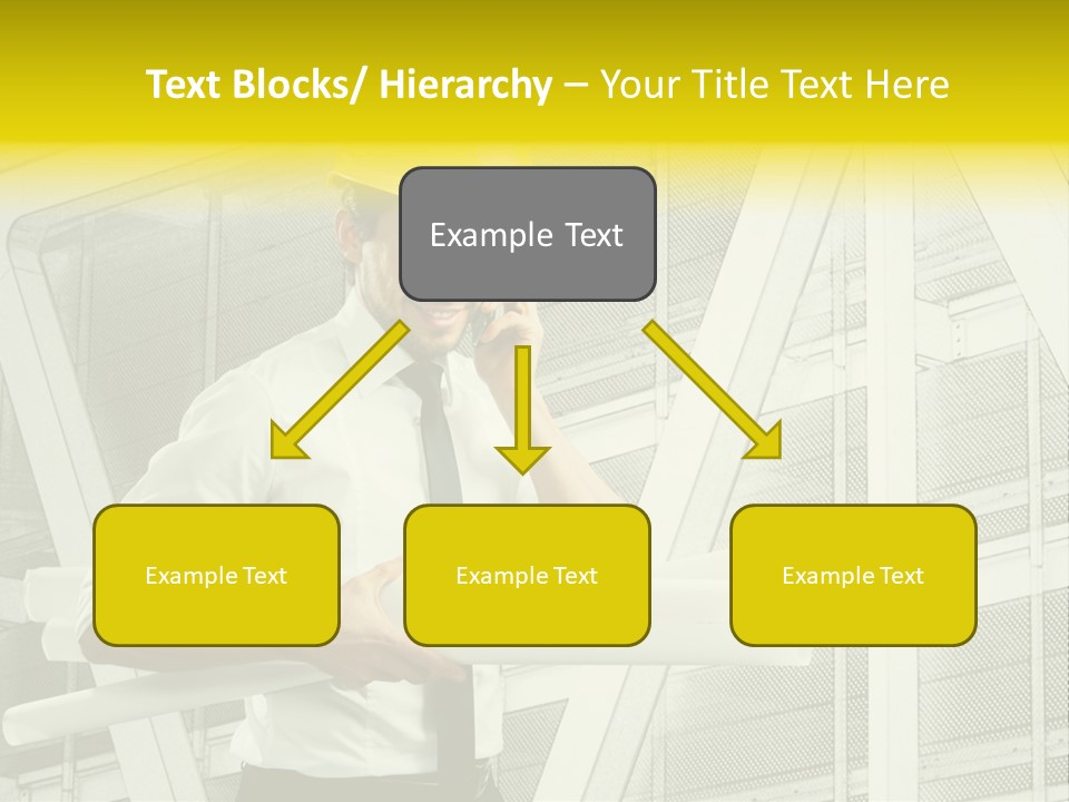 Building Industry Building Project Hardhat PowerPoint Template