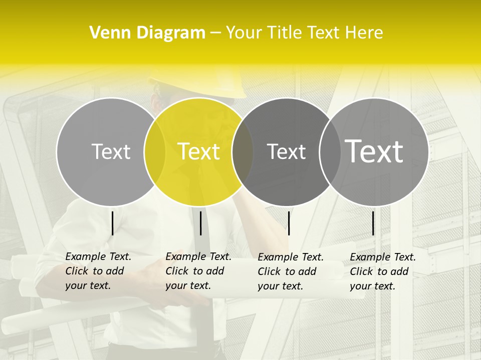 Building Industry Building Project Hardhat PowerPoint Template