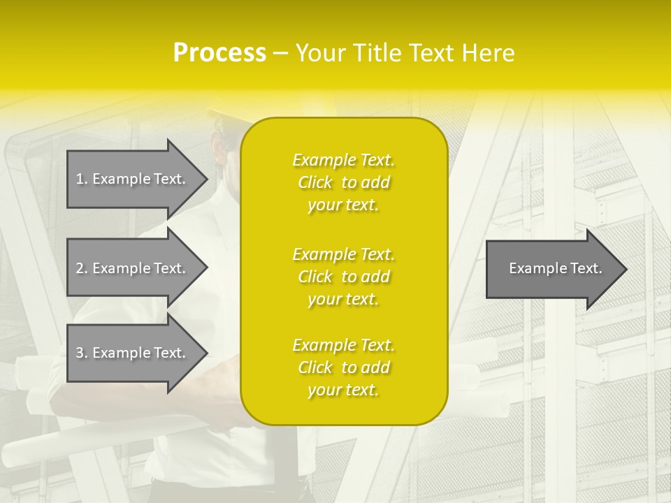 Building Industry Building Project Hardhat PowerPoint Template