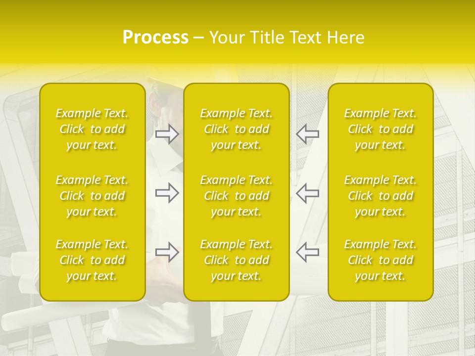 Building Industry Building Project Hardhat PowerPoint Template