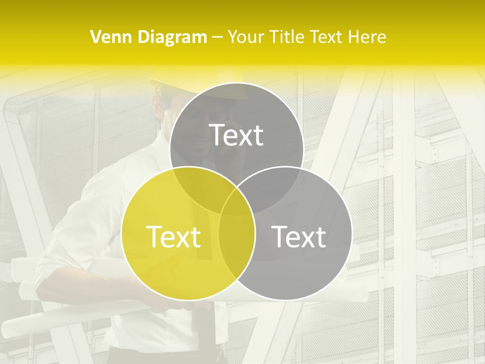 Building Industry Building Project Hardhat PowerPoint Template