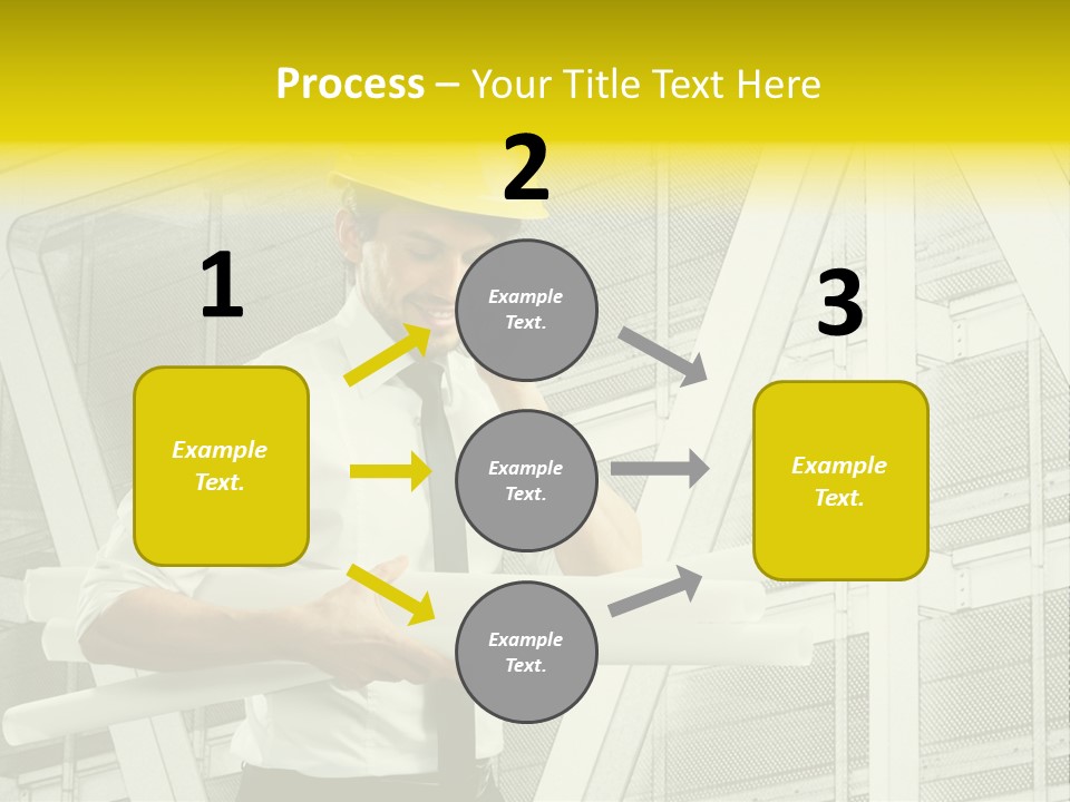 Building Industry Building Project Hardhat PowerPoint Template