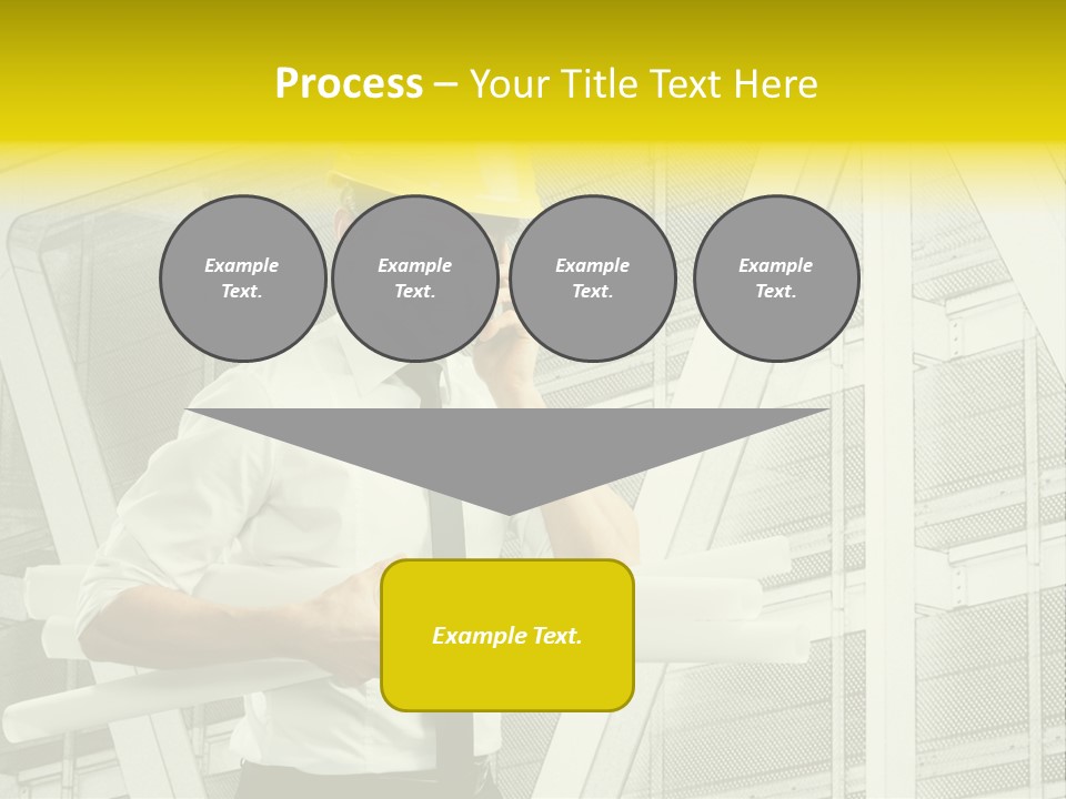 Building Industry Building Project Hardhat PowerPoint Template
