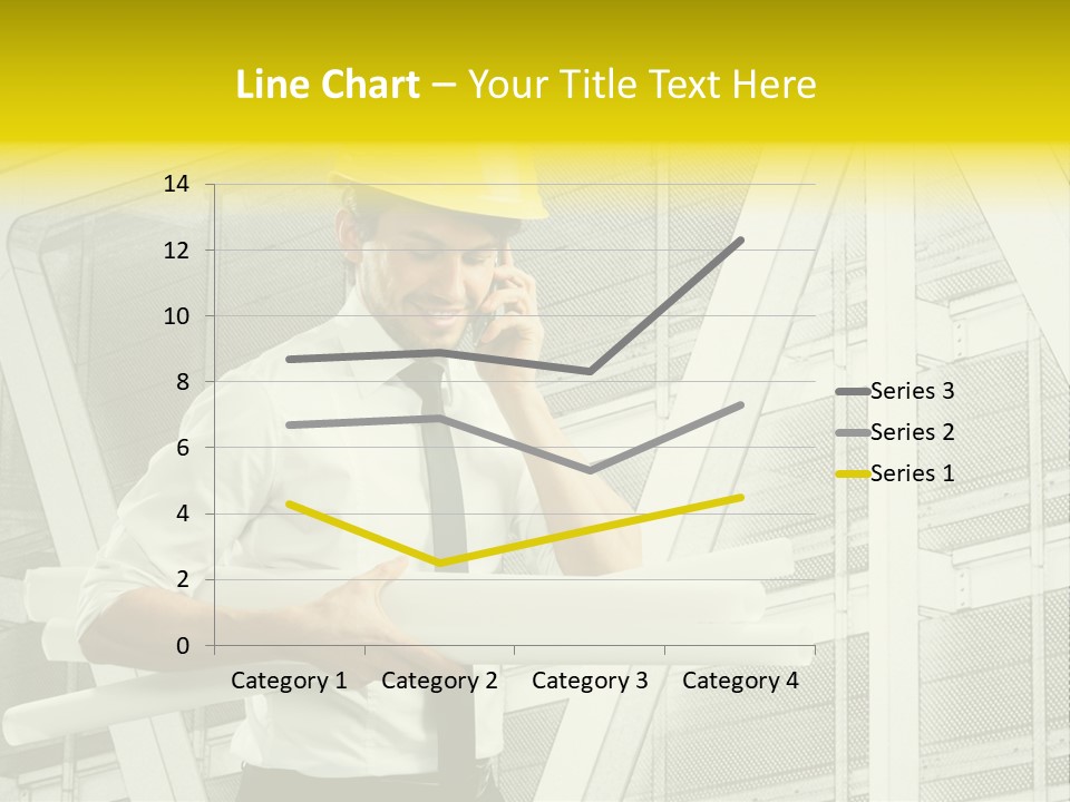 Building Industry Building Project Hardhat PowerPoint Template