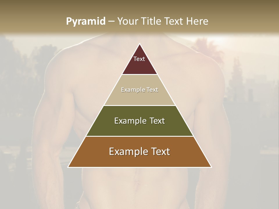 Masculine Pecs Lifestyle PowerPoint Template