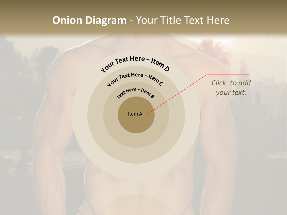 Masculine Pecs Lifestyle PowerPoint Template