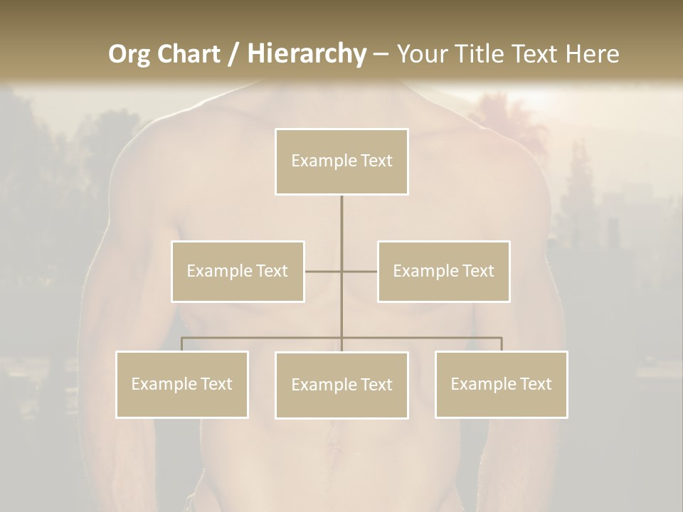 Masculine Pecs Lifestyle PowerPoint Template