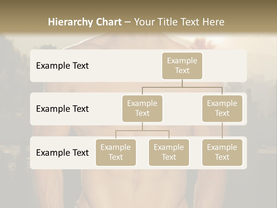Masculine Pecs Lifestyle PowerPoint Template