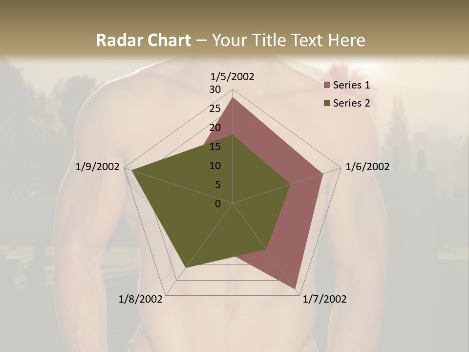 Masculine Pecs Lifestyle PowerPoint Template