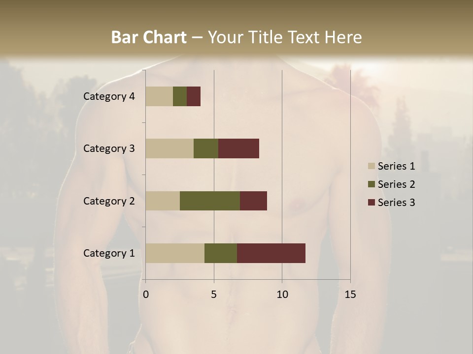 Masculine Pecs Lifestyle PowerPoint Template