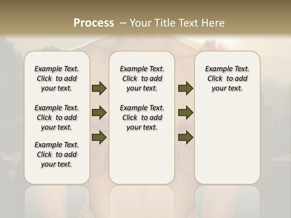 Masculine Pecs Lifestyle PowerPoint Template