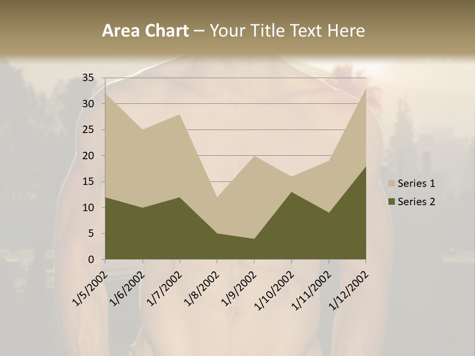 Masculine Pecs Lifestyle PowerPoint Template