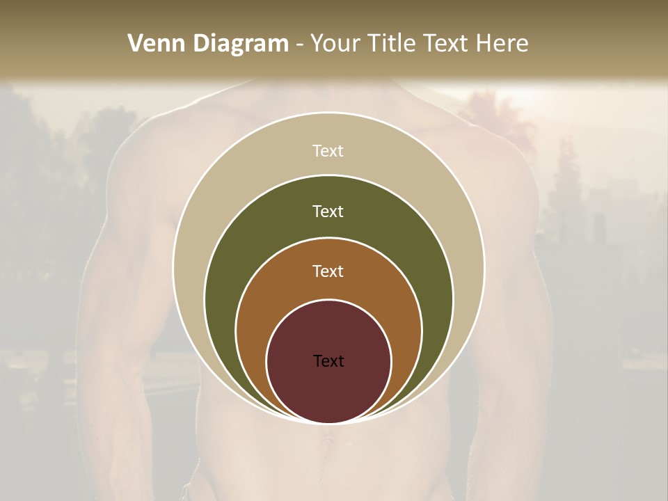 Masculine Pecs Lifestyle PowerPoint Template