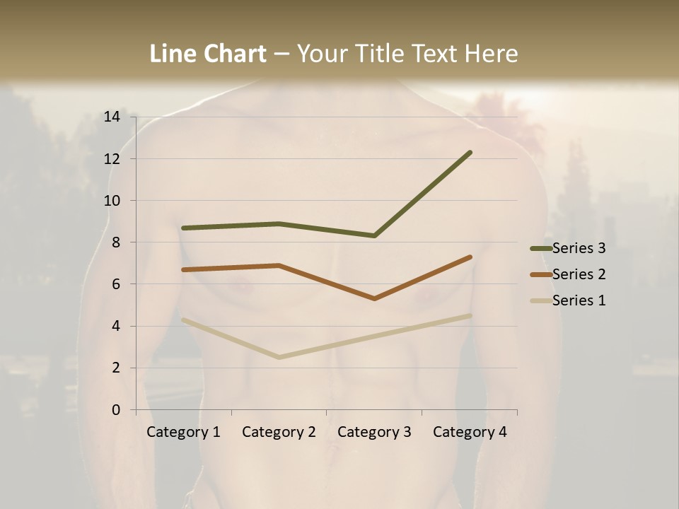 Masculine Pecs Lifestyle PowerPoint Template