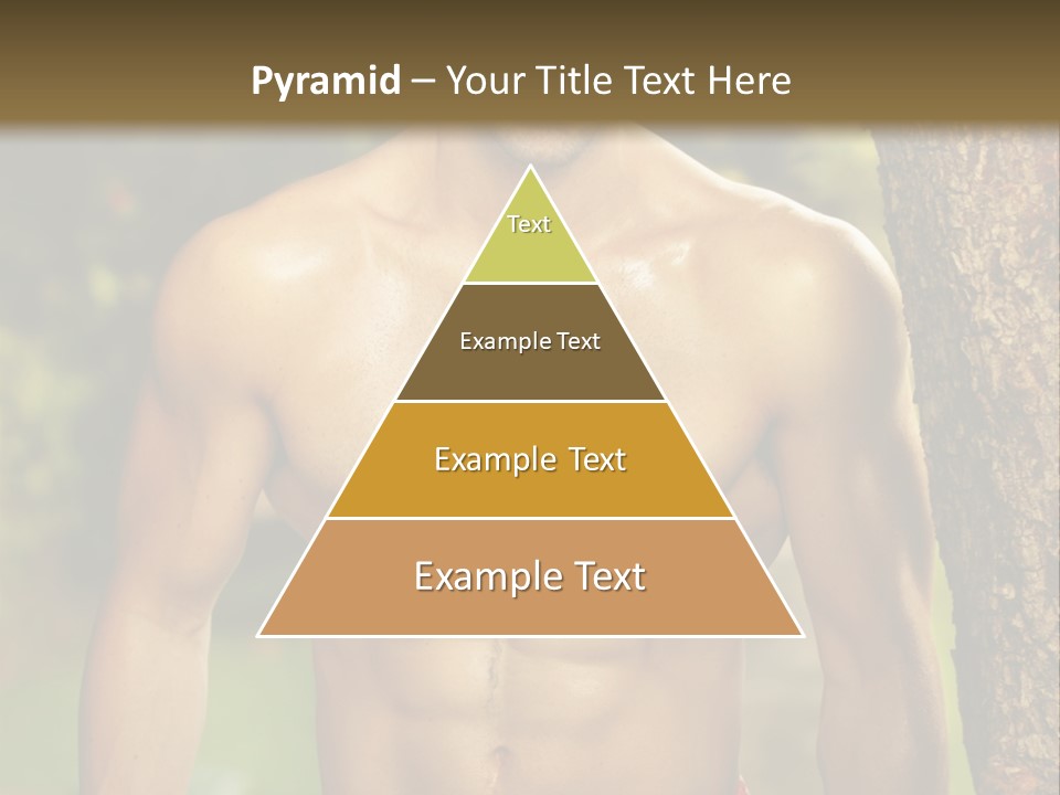Strong Power Model PowerPoint Template