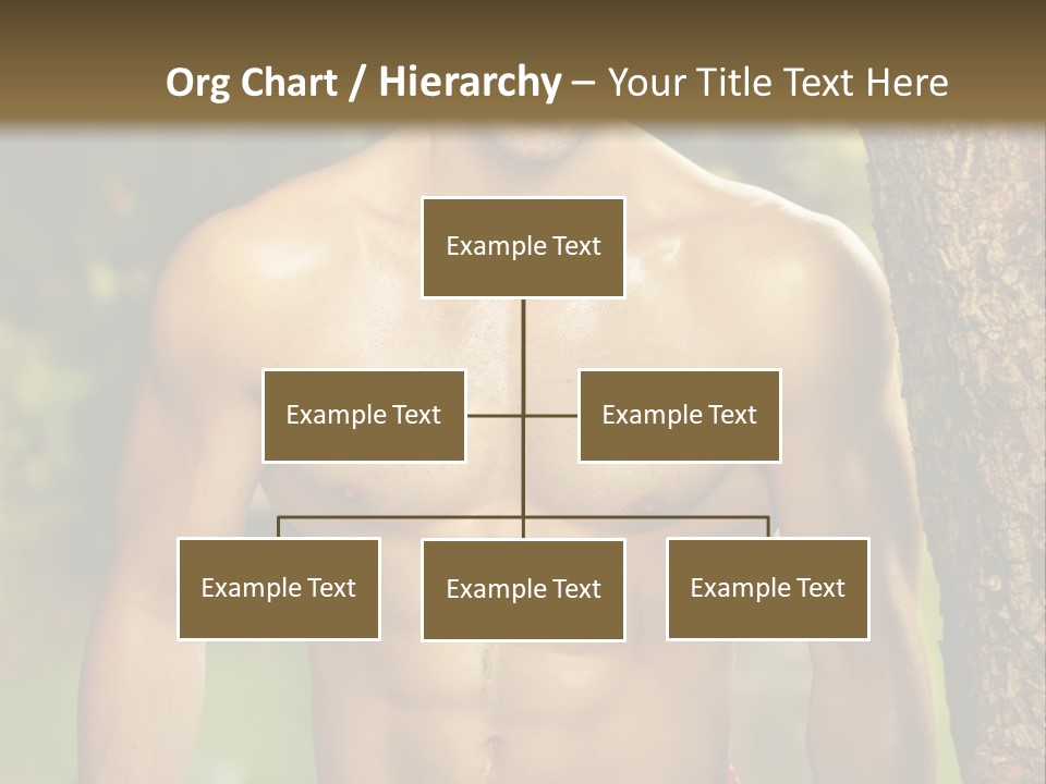 Strong Power Model PowerPoint Template