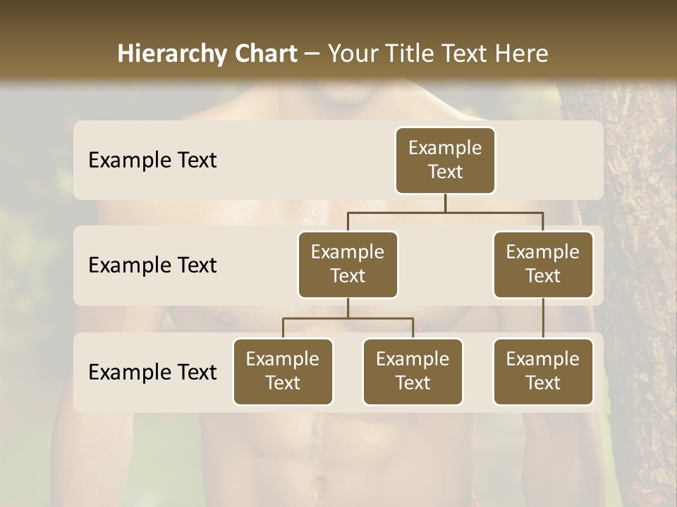 Strong Power Model PowerPoint Template