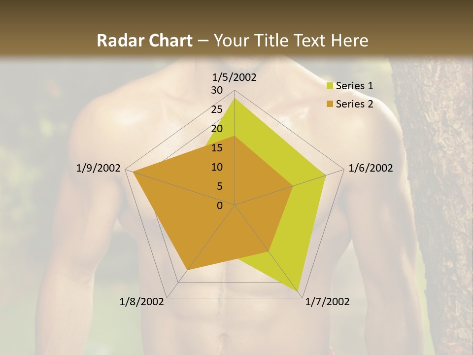 Strong Power Model PowerPoint Template
