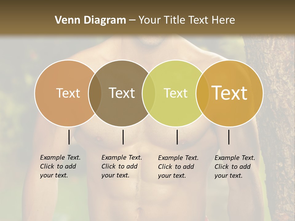 Strong Power Model PowerPoint Template