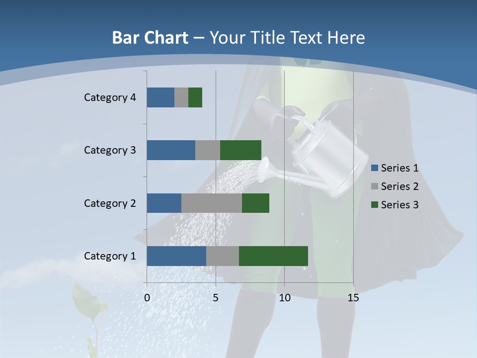 Man Sky Protect PowerPoint Template
