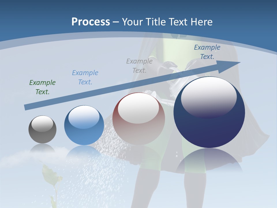 Man Sky Protect PowerPoint Template