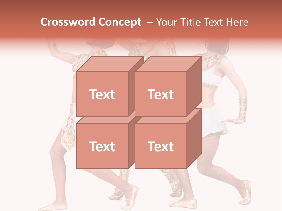 Pharaoh Fighter Pose PowerPoint Template