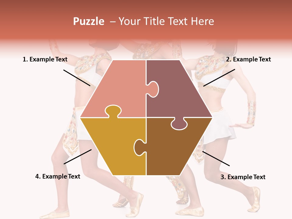 Pharaoh Fighter Pose PowerPoint Template