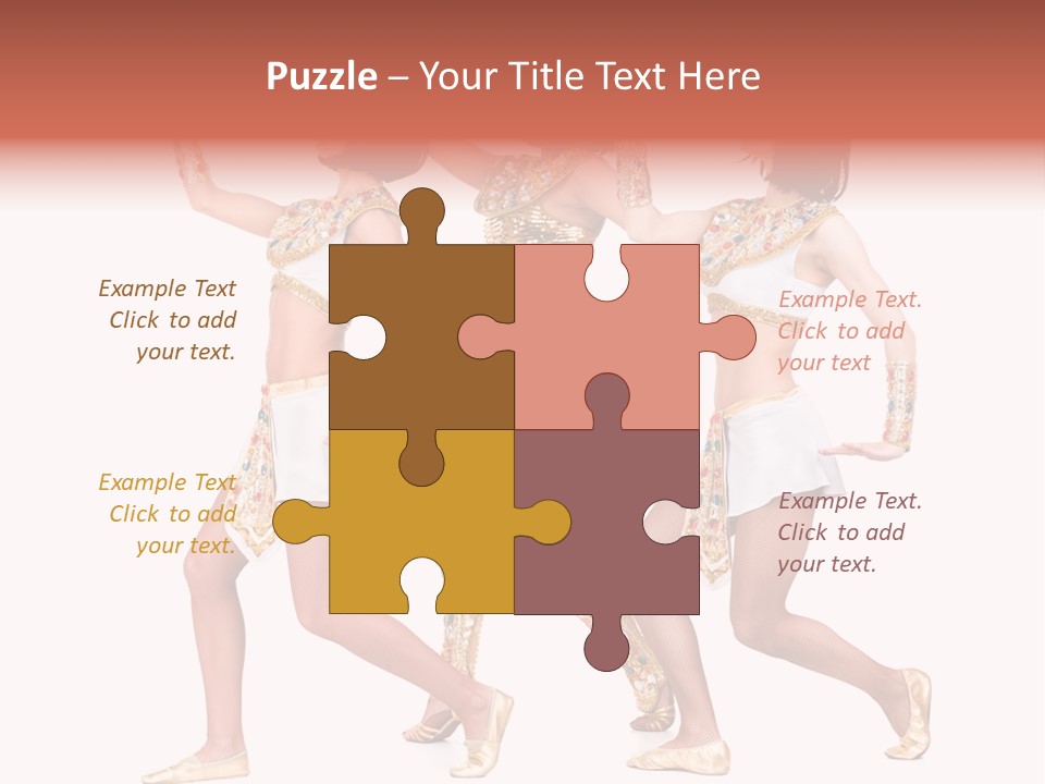 Pharaoh Fighter Pose PowerPoint Template