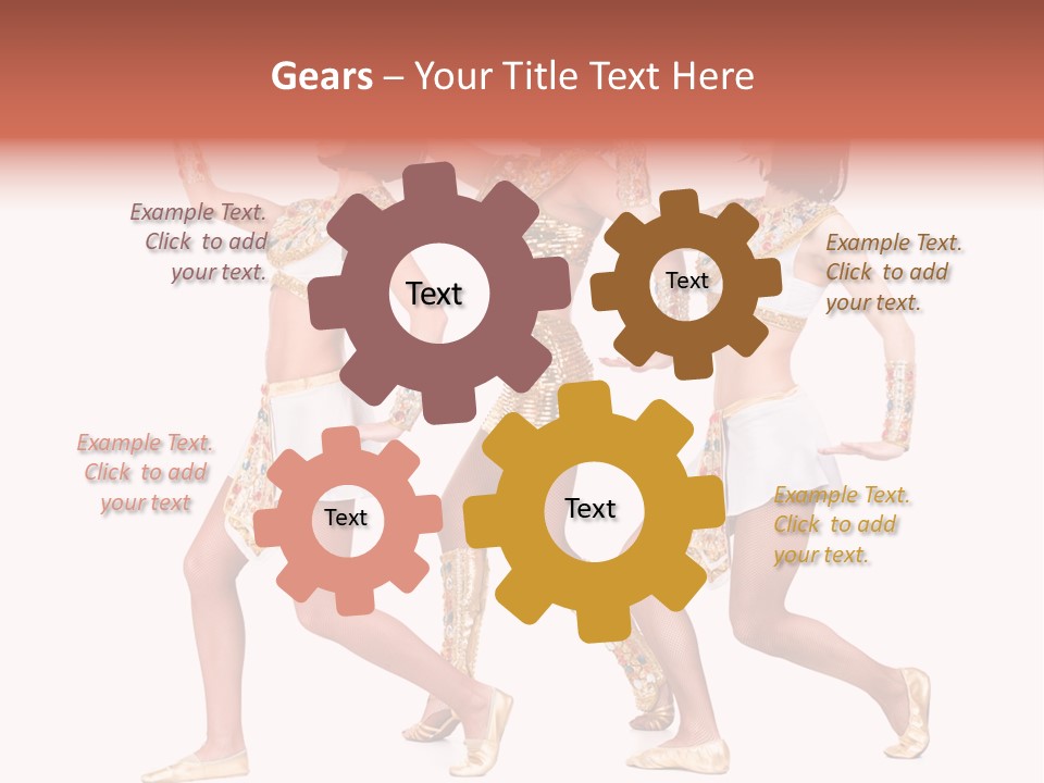 Pharaoh Fighter Pose PowerPoint Template