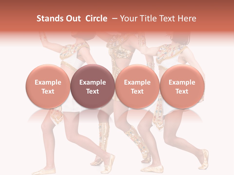 Pharaoh Fighter Pose PowerPoint Template