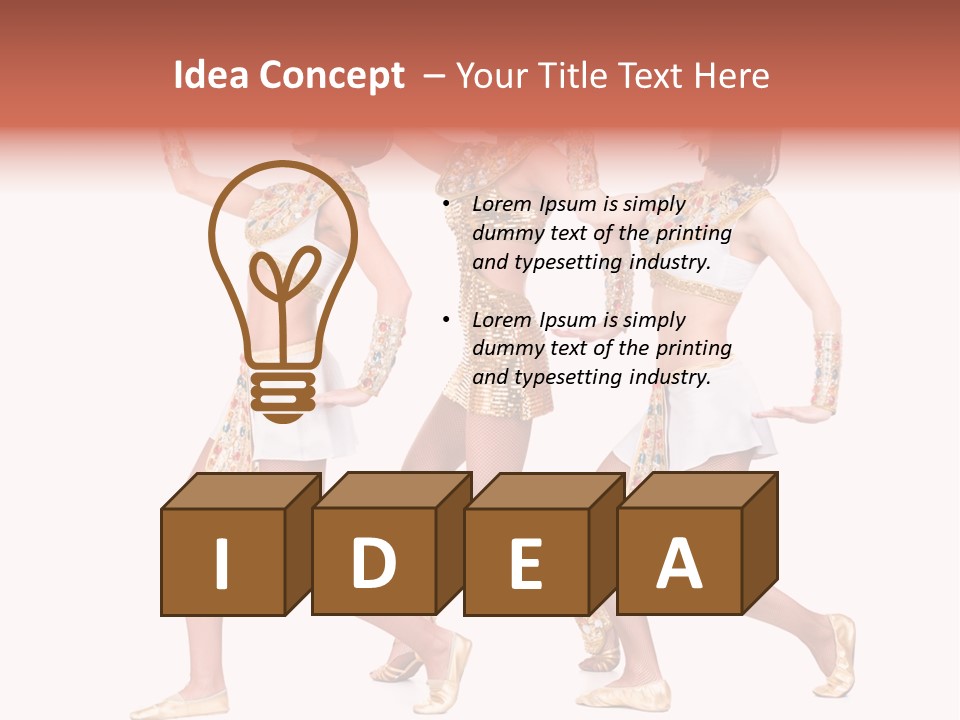 Pharaoh Fighter Pose PowerPoint Template