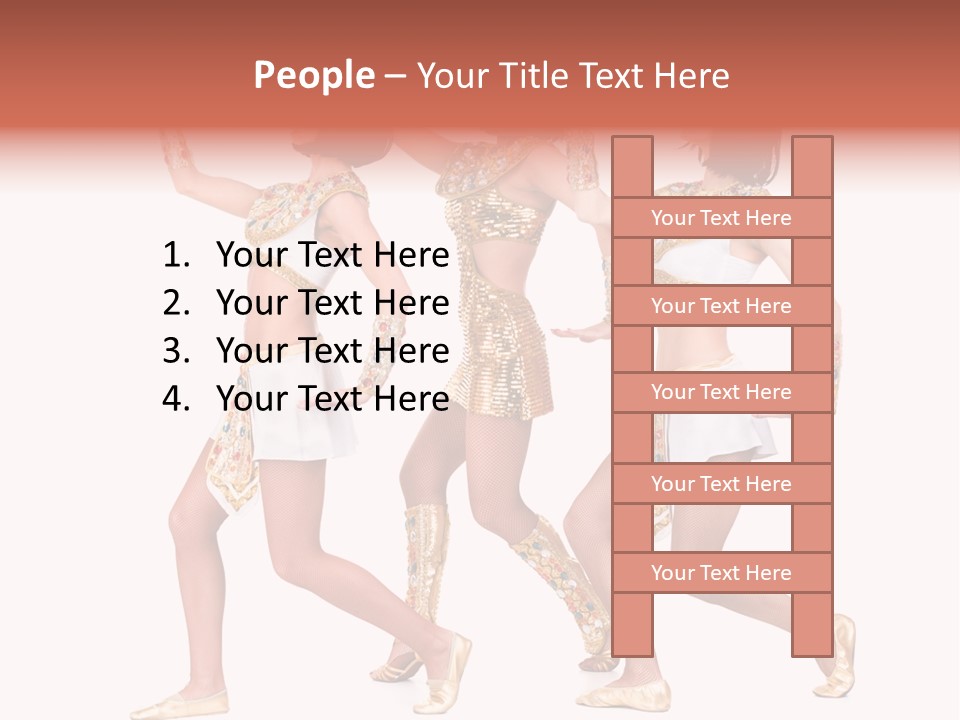 Pharaoh Fighter Pose PowerPoint Template