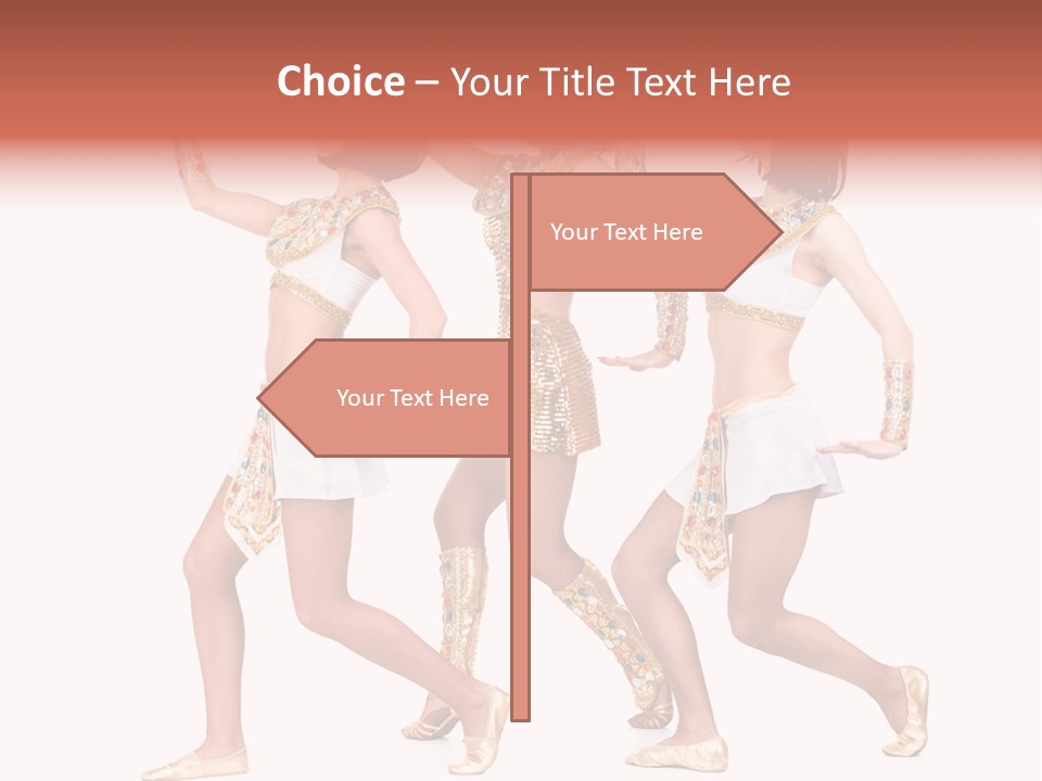 Pharaoh Fighter Pose PowerPoint Template