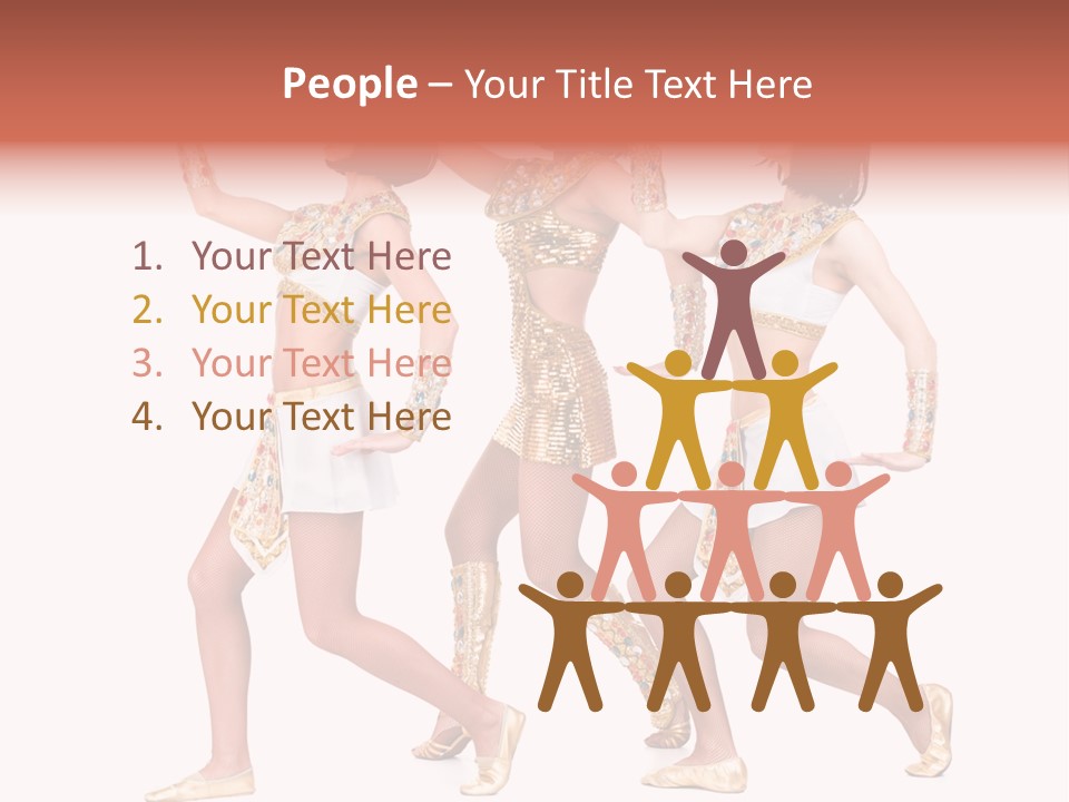 Pharaoh Fighter Pose PowerPoint Template