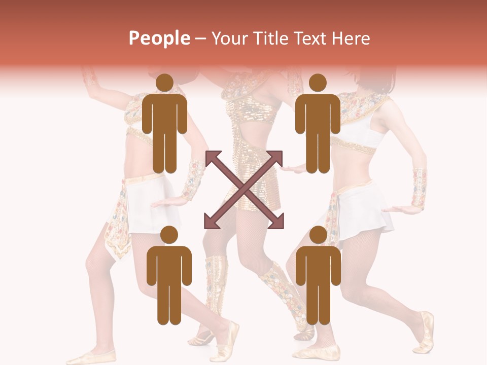 Pharaoh Fighter Pose PowerPoint Template