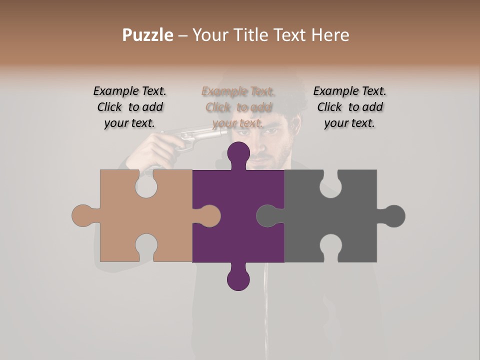 Attack Fire Guy PowerPoint Template