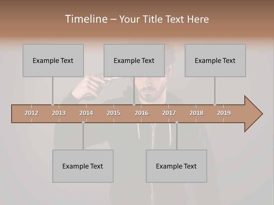 Attack Fire Guy PowerPoint Template